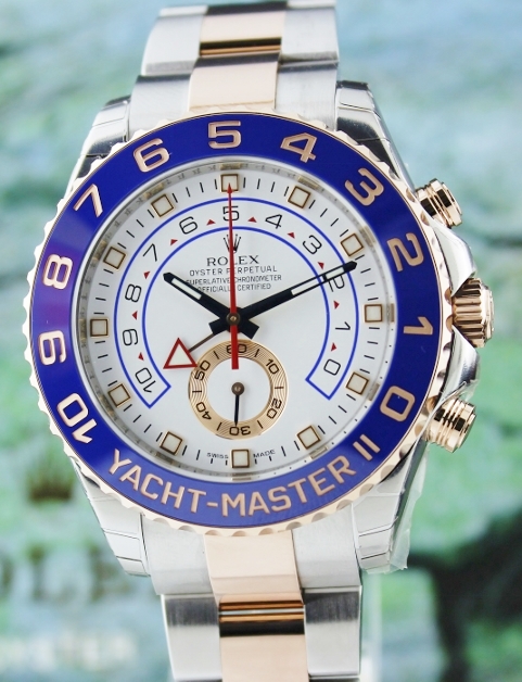 (image for) UNWORN NOS ROLEX OYSTER PERPETUAL YACHT MASTER II 18K PINK GOLD / 116681